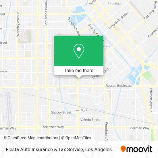 Fiesta Auto Insurance & Tax Service map