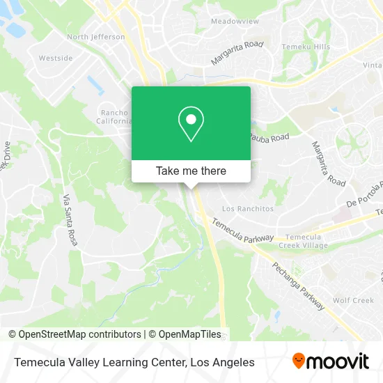 Temecula Valley Learning Center map