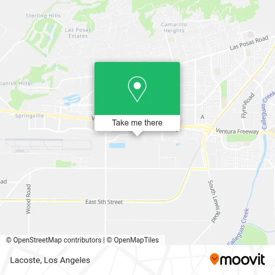 Lacoste map
