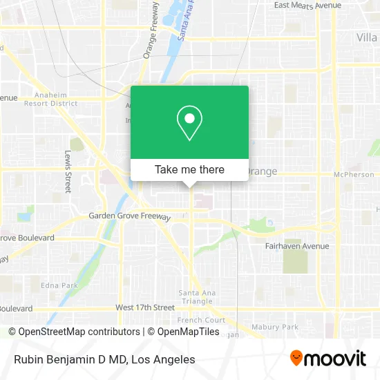 Rubin Benjamin D MD map