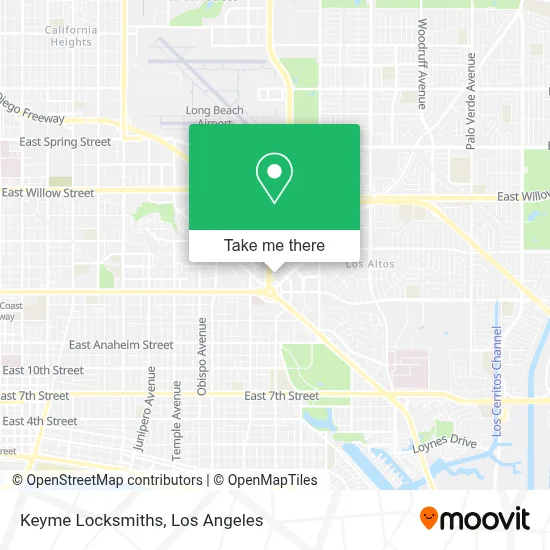 Keyme Locksmiths map