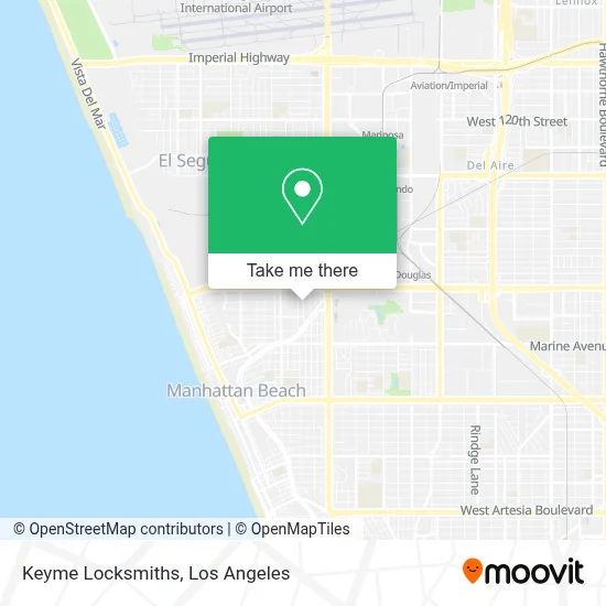 Keyme Locksmiths map