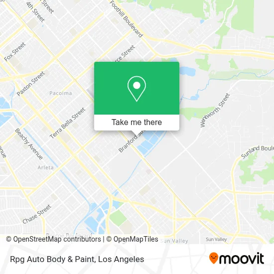 Rpg Auto Body & Paint map