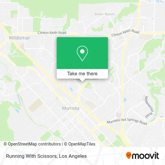 Running With Scissors map