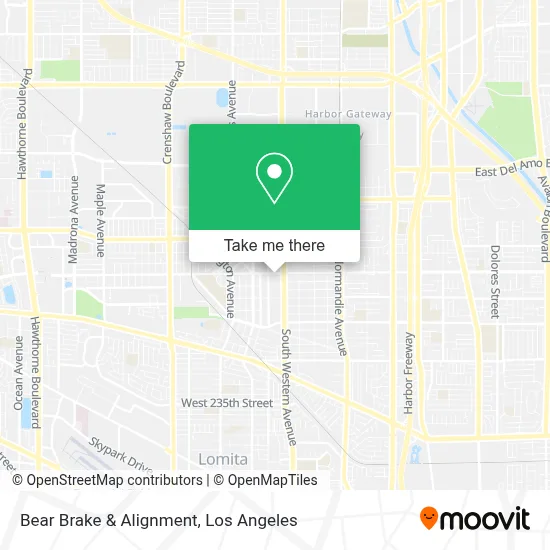 Bear Brake & Alignment map