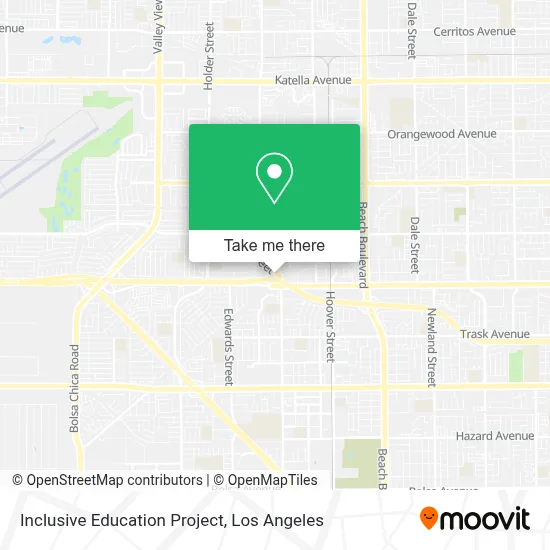Inclusive Education Project map