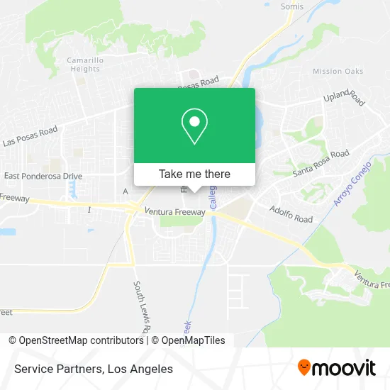 Service Partners map