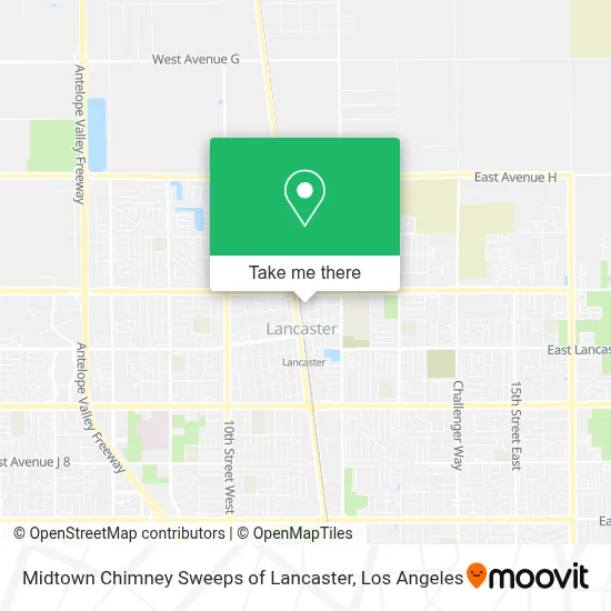 Midtown Chimney Sweeps of Lancaster map