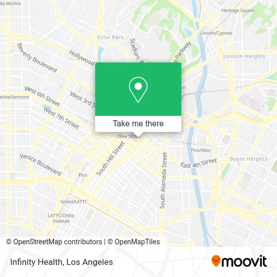 Infinity Health map