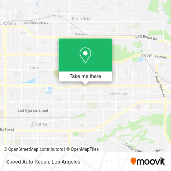 Speed Auto Repair map