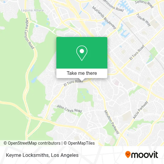 Keyme Locksmiths map