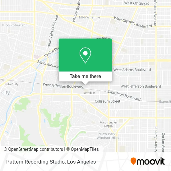 Pattern Recording Studio map