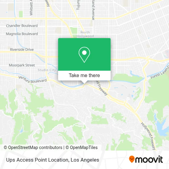 Ups Access Point Location map