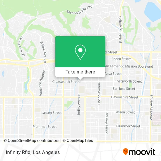 Infinity Rfid map