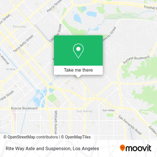 Rite Way Axle and Suspension map