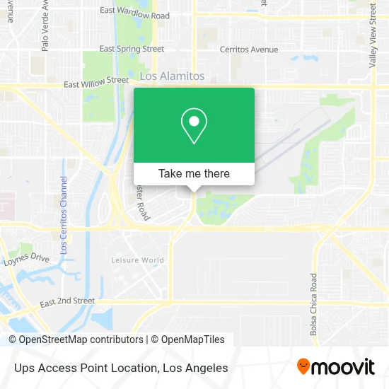 Ups Access Point Location map