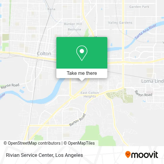 Rivian Service Center map