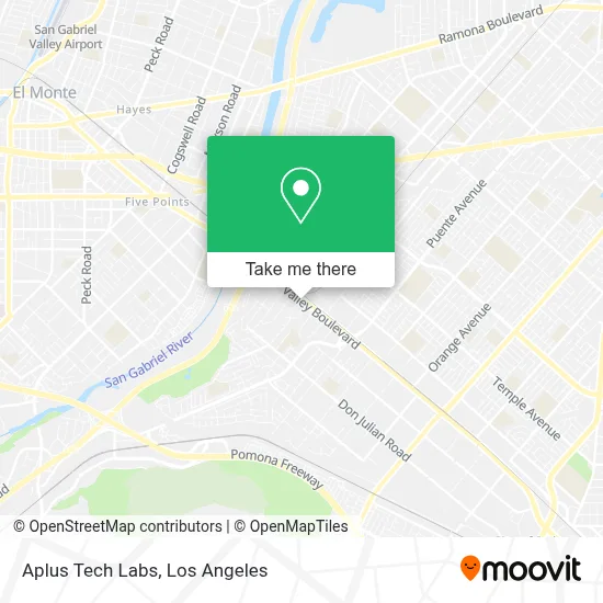 Aplus Tech Labs map