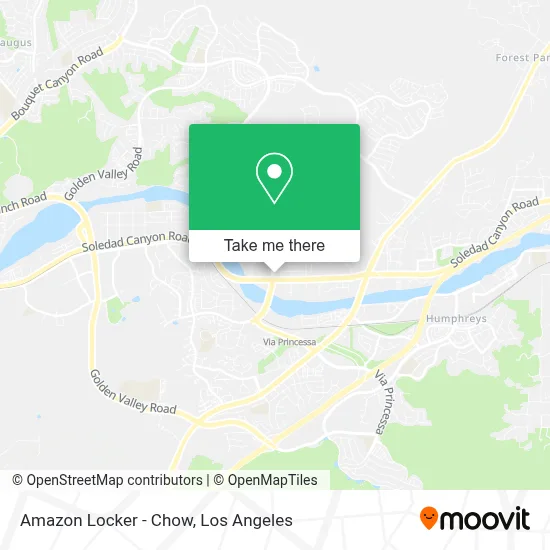 Amazon Locker - Chow map