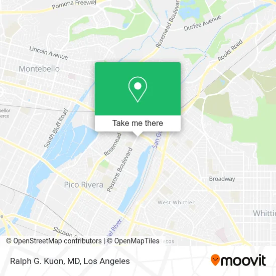 Ralph G. Kuon, MD map