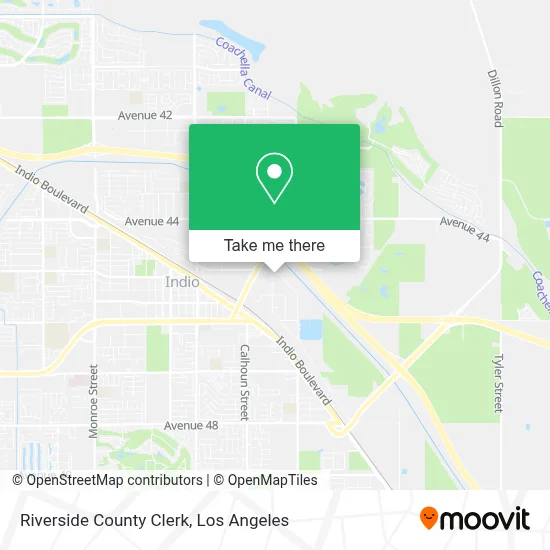 Riverside County Clerk map