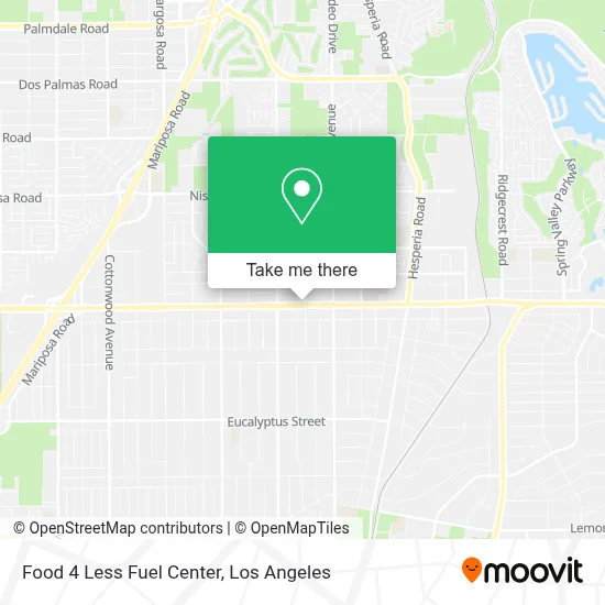 Food 4 Less Fuel Center map
