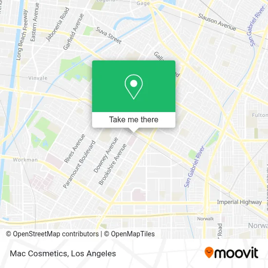 Mac Cosmetics map
