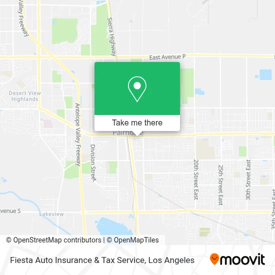 Fiesta Auto Insurance & Tax Service map