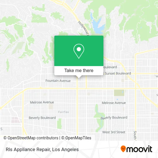 Rls Appliance Repair map