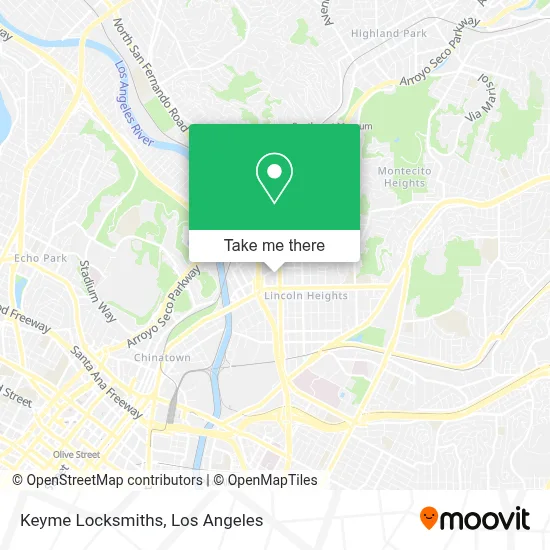 Keyme Locksmiths map