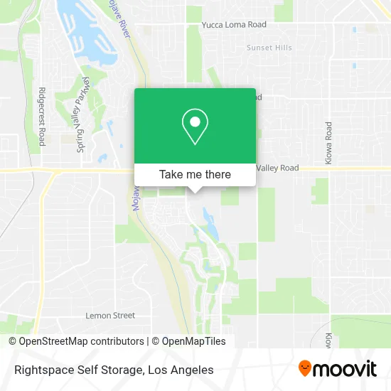 Rightspace Self Storage map
