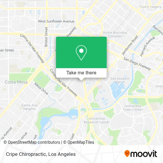 Cripe Chiropractic map