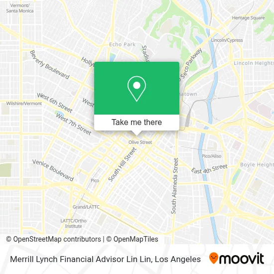 Merrill Lynch Financial Advisor Lin Lin map
