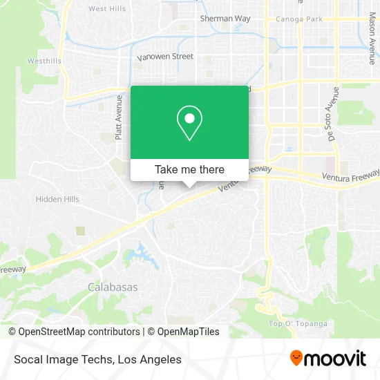 Socal Image Techs map