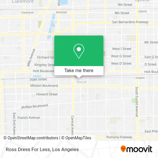 Ross Dress For Less map