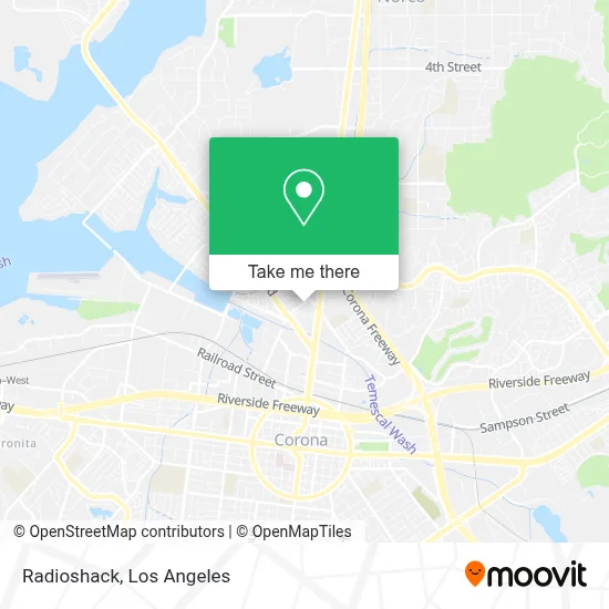 Radioshack map