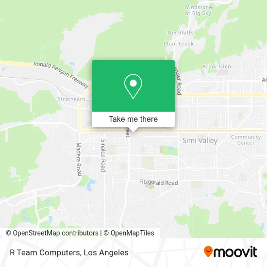 R Team Computers map
