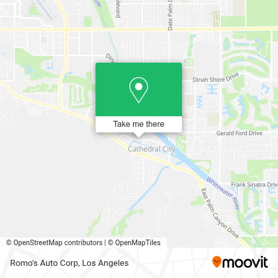 Romo's Auto Corp map