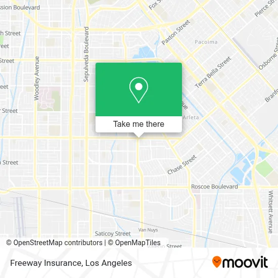 Freeway Insurance map