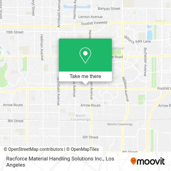 Racforce Material Handling Solutions Inc. map