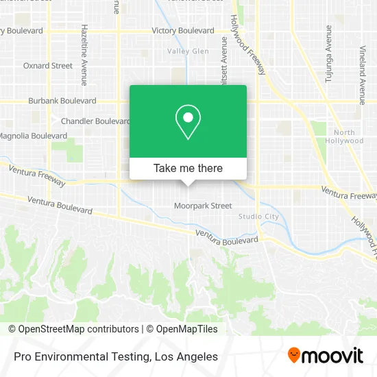 Pro Environmental Testing map