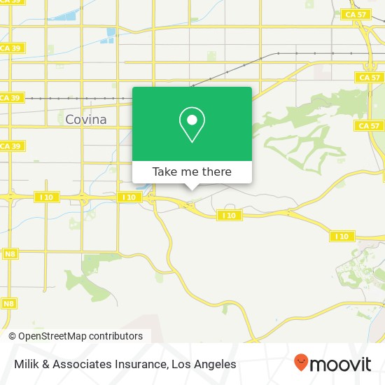 Mapa de Milik & Associates Insurance