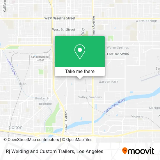 Rj Welding and Custom Trailers map