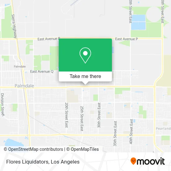 Flores Liquidators map