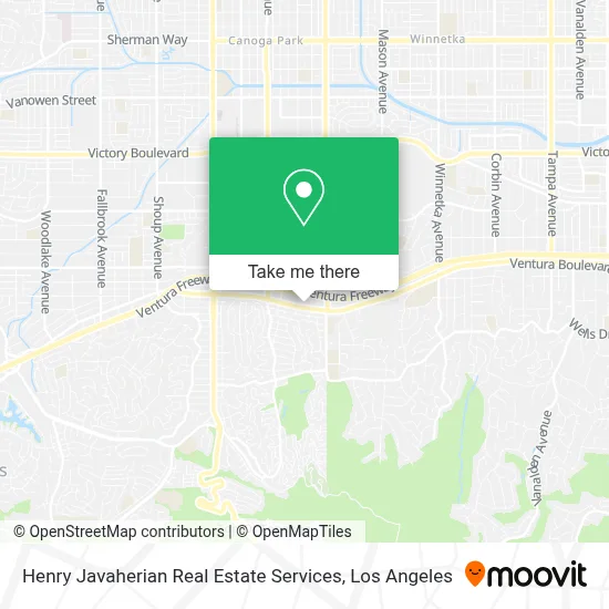 Henry Javaherian Real Estate Services map