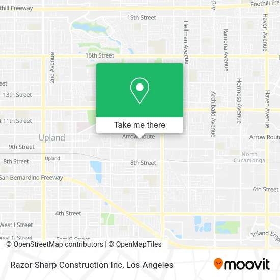 Razor Sharp Construction Inc map