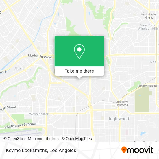 Keyme Locksmiths map
