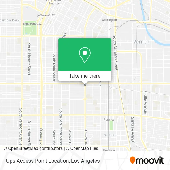 Ups Access Point Location map