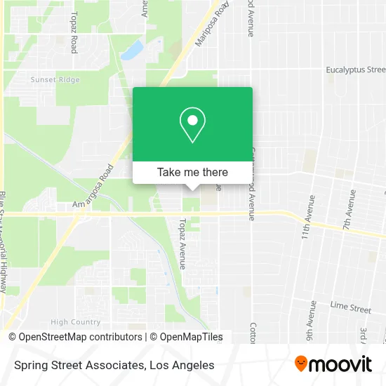 Spring Street Associates map