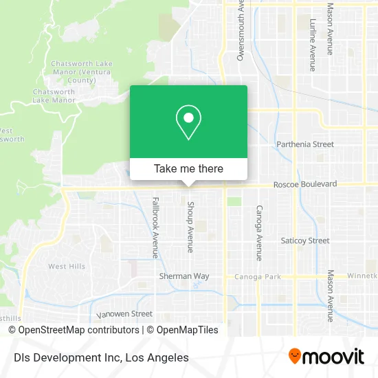Dls Development Inc map